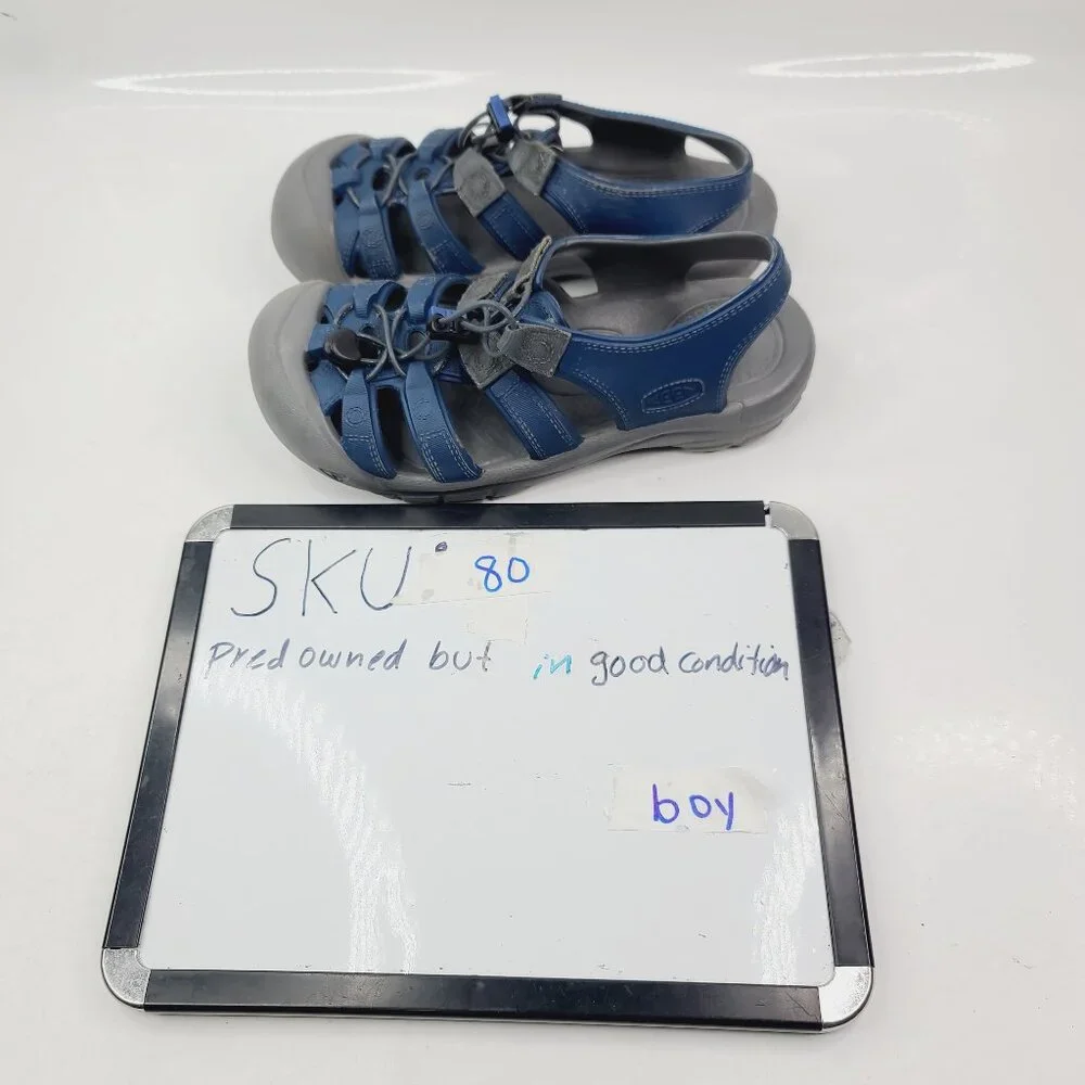 Keen Boy's Navy Blue Magnet Newport H2 Outdoor Hiking Sports Sandals Size US 5